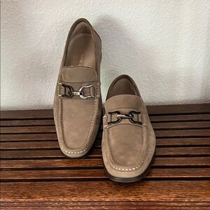 Bruno Magli Brown Leather Loafers
